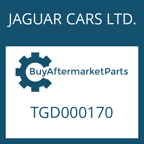 JAGUAR CARS LTD. TGD000170 - 4 HP 24
