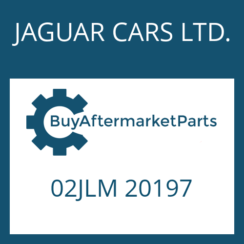 JAGUAR CARS LTD. 02JLM 20197 - PUMPE