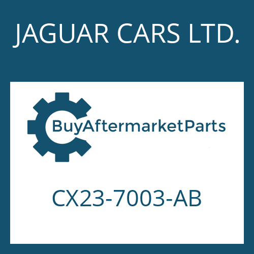 JAGUAR CARS LTD. CX23-7003-AB - 8HP70