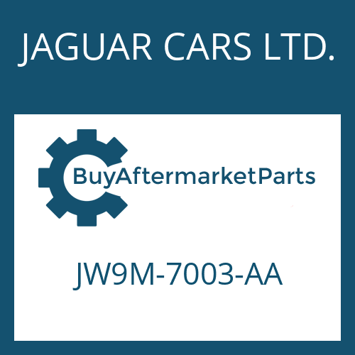 JAGUAR CARS LTD. JW9M-7003-AA - 8HP70 HIS