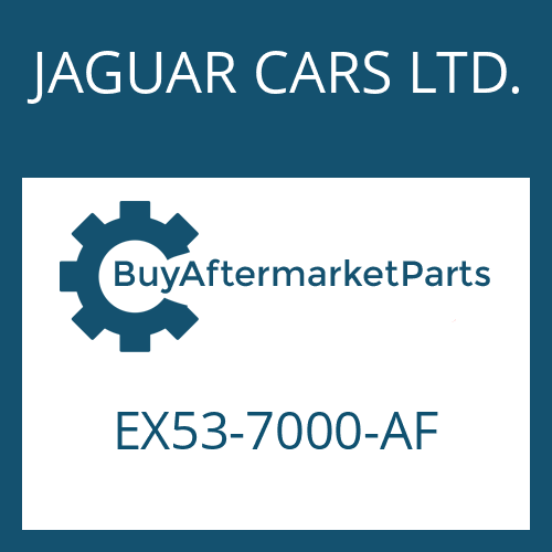 JAGUAR CARS LTD. EX53-7000-AF - 8HP70 HIS SW
