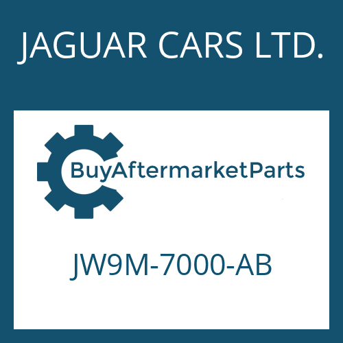 JAGUAR CARS LTD. JW9M-7000-AB - 8HP70 HIS SW