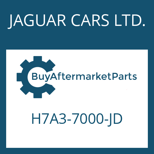 JAGUAR CARS LTD. H7A3-7000-JD - 8HP70X HIS SW