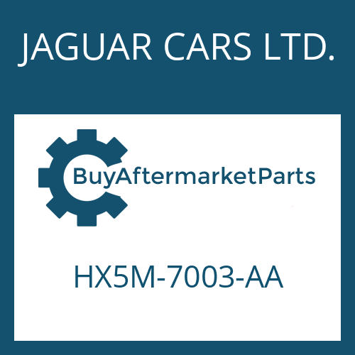 JAGUAR CARS LTD. HX5M-7003-AA - 8HP70X HIS
