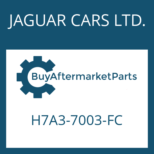 H7A3-7003-FC JAGUAR CARS LTD. 8HP45 HIS