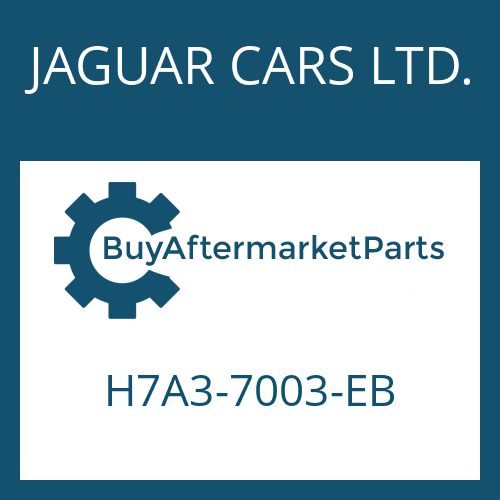 JAGUAR CARS LTD. H7A3-7003-EB - 8HP45 HIS