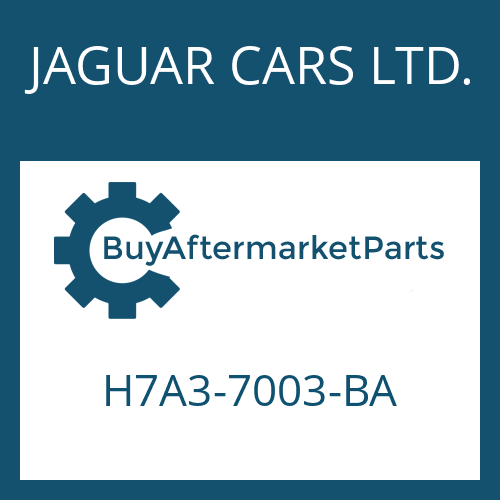 JAGUAR CARS LTD. H7A3-7003-BA - 8HP45X
