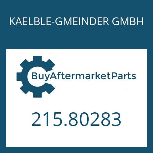 215.80283 KAELBLE-GMEINDER GMBH 4 S-150 GP