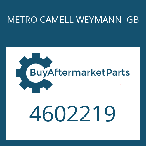 METRO CAMELL WEYMANN|GB 4602219 - S 6-90