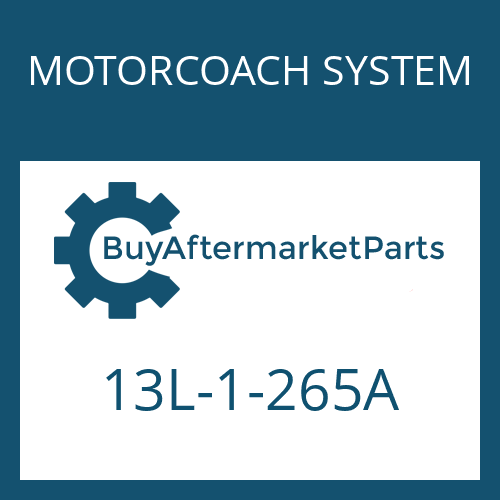 MOTORCOACH SYSTEM 13L-1-265A - 10 AS 2310 B