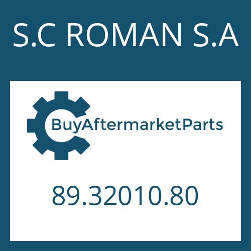 S.C ROMAN S.A 89.32010.80 - 6 S 1000 BO