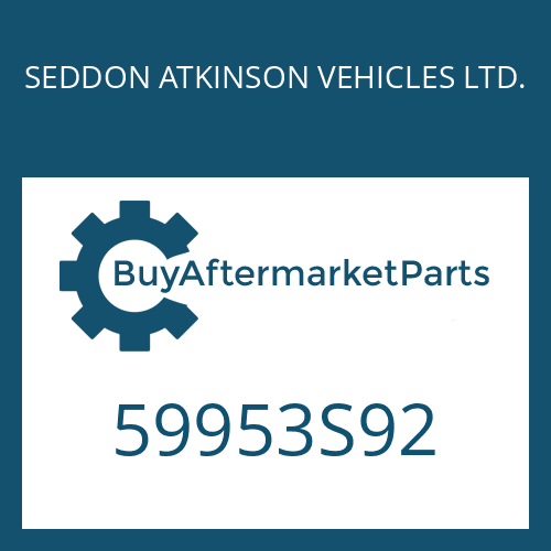 SEDDON ATKINSON VEHICLES LTD. 59953S92 - AK 6-65