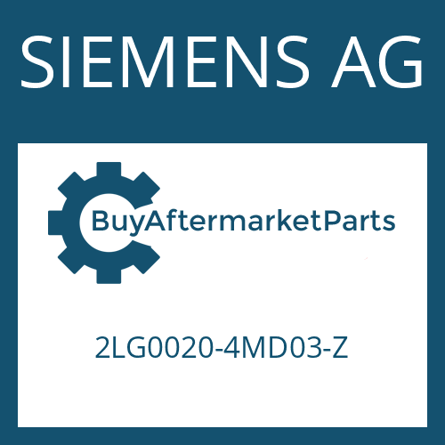 SIEMENS AG 2LG0020-4MD03-Z - 2 K 300