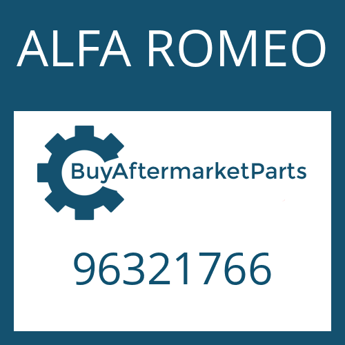 ALFA ROMEO 96321766 - 4 HP 18