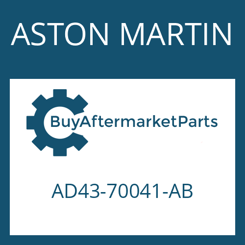 ASTON MARTIN AD43-70041-AB - 6 HP 26 X SW