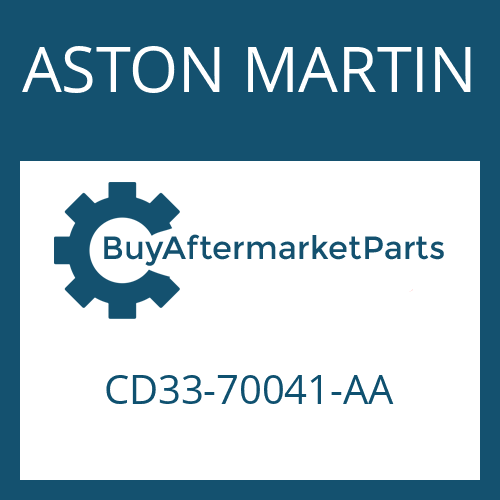 CD33-70041-AA ASTON MARTIN 6 HP 26 X SW