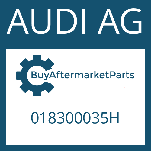 AUDI AG 018300035H - 4 HP 24 A