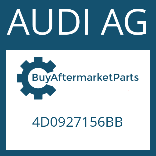 AUDI AG 4D0927156BB - EGS 6