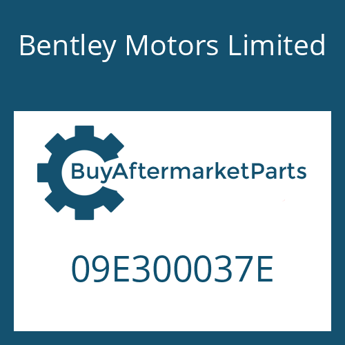 09E300037E Bentley Motors Limited 6 HP 26 A 61 SW