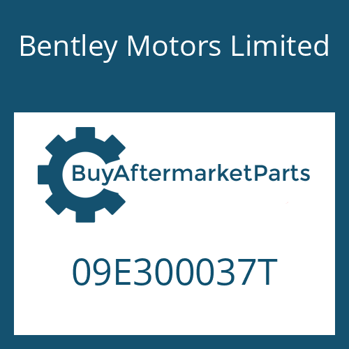 Bentley Motors Limited 09E300037T - 6 HP 26 A 61 SW