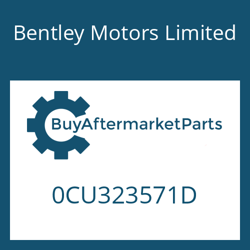 Bentley Motors Limited 0CU323571D - CONVERTER