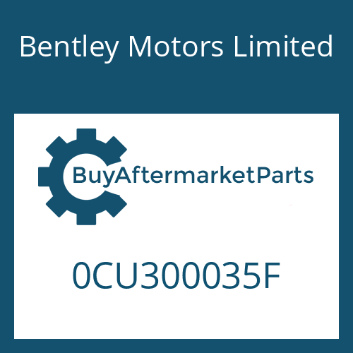 0CU300035F Bentley Motors Limited 8HP90A74