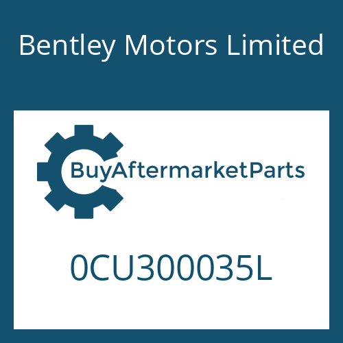 Bentley Motors Limited 0CU300035L - 8HP90A74 SW
