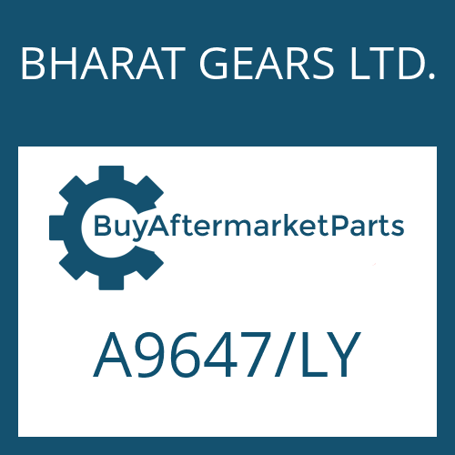 BHARAT GEARS LTD. A9647/LY - MAGNETIC PLUG