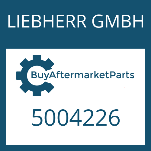 LIEBHERR GMBH 5004226 - SPLIT RING