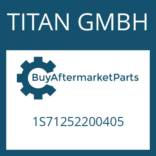 TITAN GMBH 1S71252200405 - FLANGE