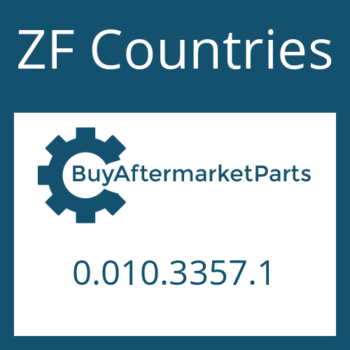0.010.3357.1 ZF Countries HEXAGON NUT