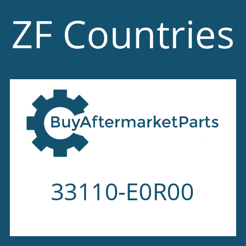 33110-E0R00 ZF Countries 16 AS 2631 TO
