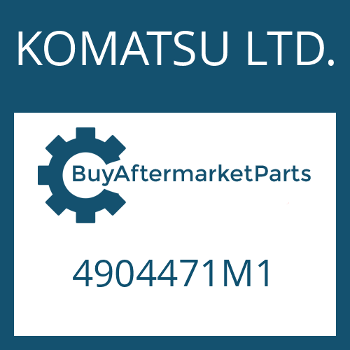 KOMATSU LTD. 4904471M1 - CLAMP