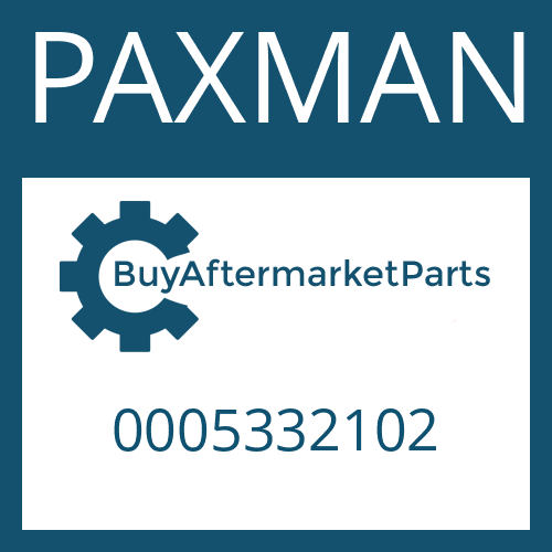 0005332102 PAXMAN TERMINAL BOX