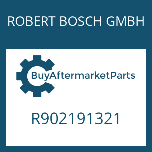 ROBERT BOSCH GMBH R902191321 - HYDROSTATIC UNIT
