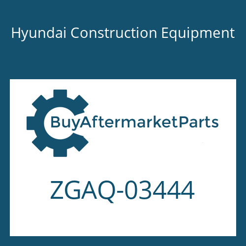 Hyundai Construction Equipment ZGAQ-03444 - RING-BACKUP