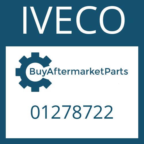 01278722 IVECO FITTED KEY