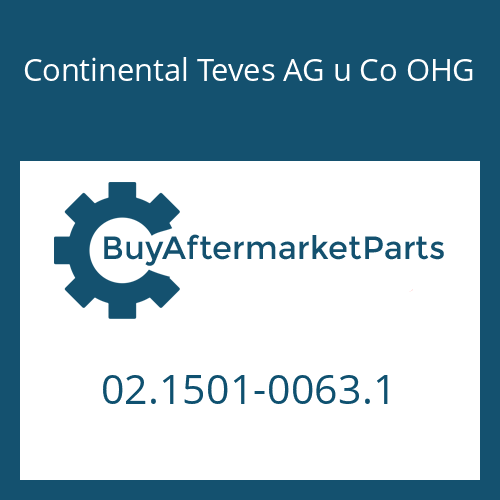 Continental Teves AG u Co OHG 02.1501-0063.1 - O-RING