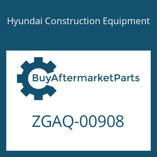 Hyundai Construction Equipment ZGAQ-00908 - PLUG-SCREW
