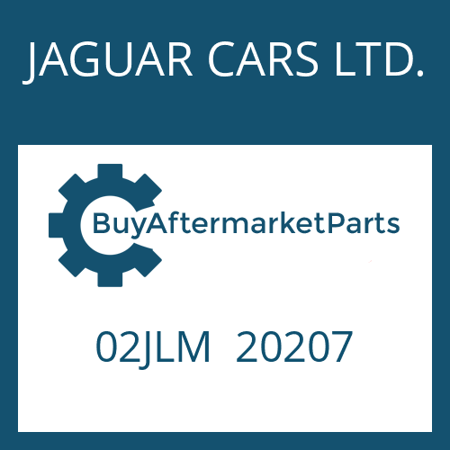 JAGUAR CARS LTD. 02JLM 20207 - SCREW PLUG