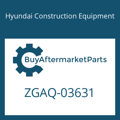 Hyundai Construction Equipment ZGAQ-03631 - UNION-PIPE