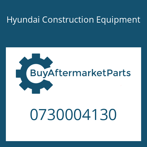 Hyundai Construction Equipment 0730004130 - WASHER
