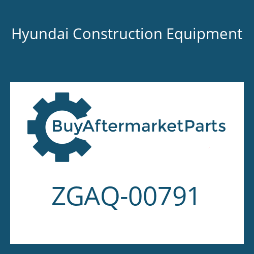 Hyundai Construction Equipment ZGAQ-00791 - SCREW-CAP