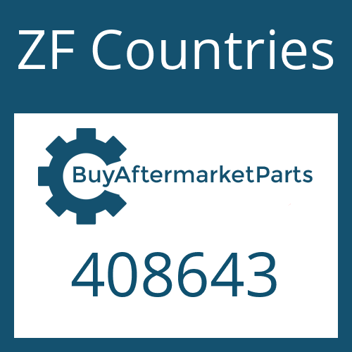 ZF Countries 408643 - TAPERED ROLLER BEARING