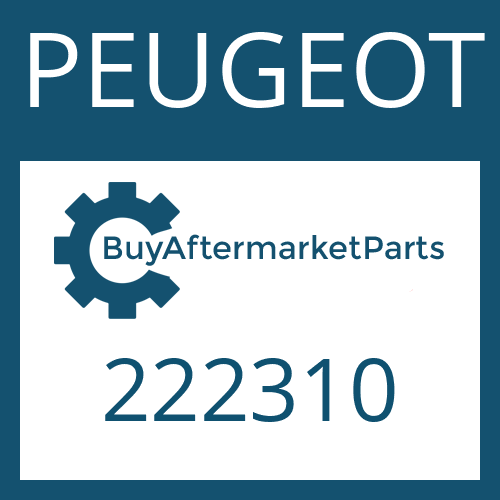 PEUGEOT 222310 - 4 HP 20