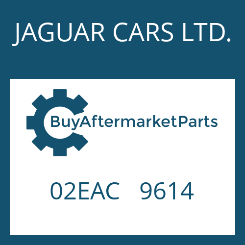 JAGUAR CARS LTD. 02EAC 9614 - 4 HP 22