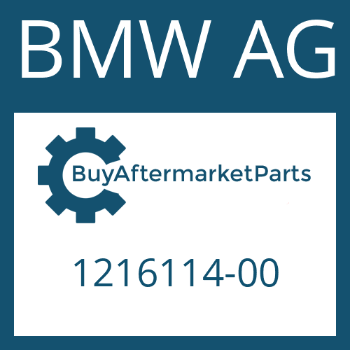 1216114-00 BMW AG 4 HP 22