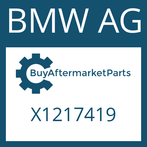 BMW AG X1217419 - 4 HP 22