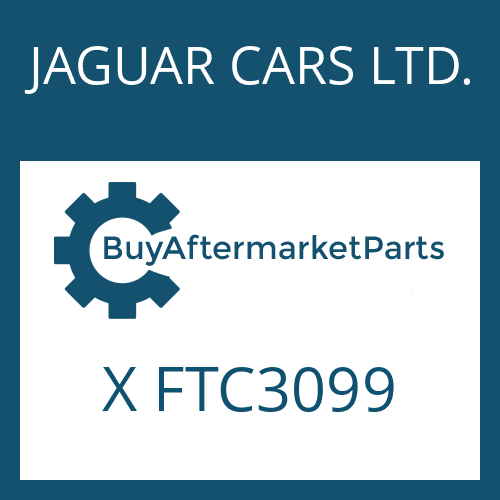 X FTC3099 JAGUAR CARS LTD. 4 HP 22