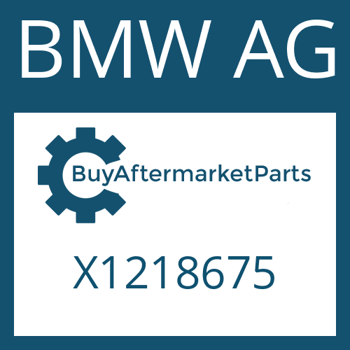 BMW AG X1218675 - 4 HP 24
